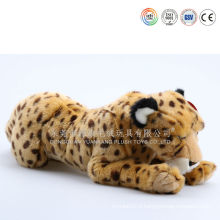 Plush soft toy tiger pillow